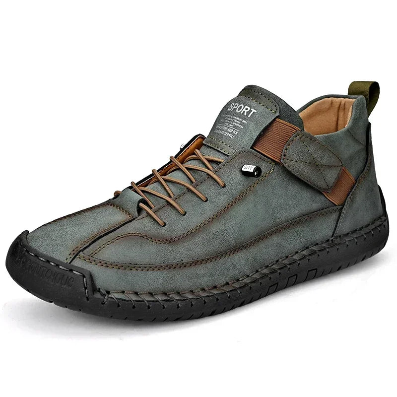 Atlas Drift mocassins homme cuir cousu main confort souple - GoHappy