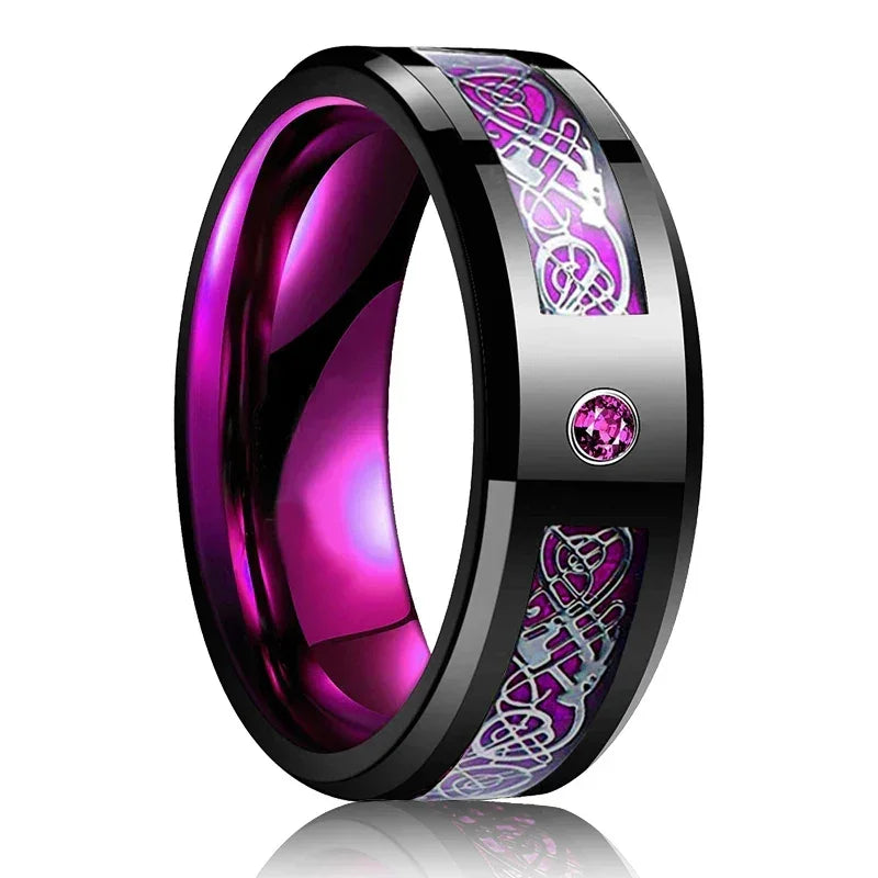 Bagues Iron Soul Homme Anneau Large Multicolore Collection - bague homme GoHappy