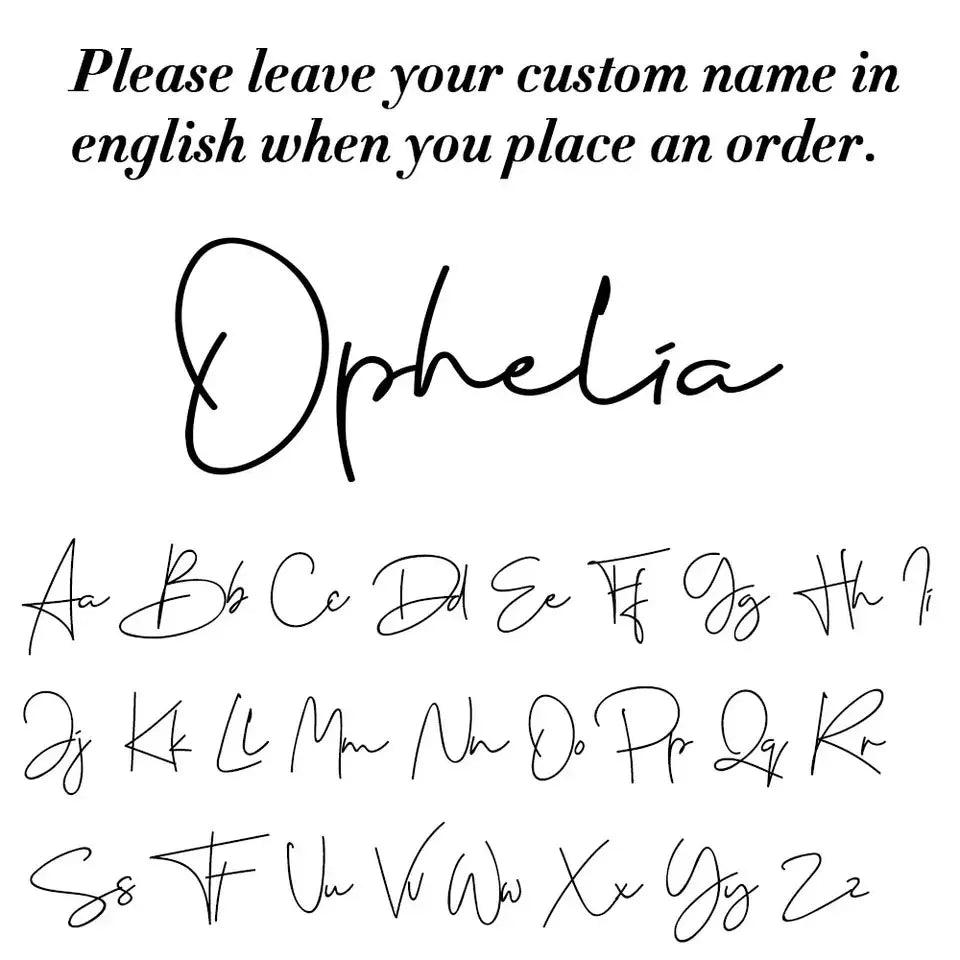 Collier Prénom sur Mesure Femme Or Argent Bijou Romantique Chic