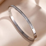 Riviera Glow bracelets joncs femme zircon empilables - bracelet femme GoHappy