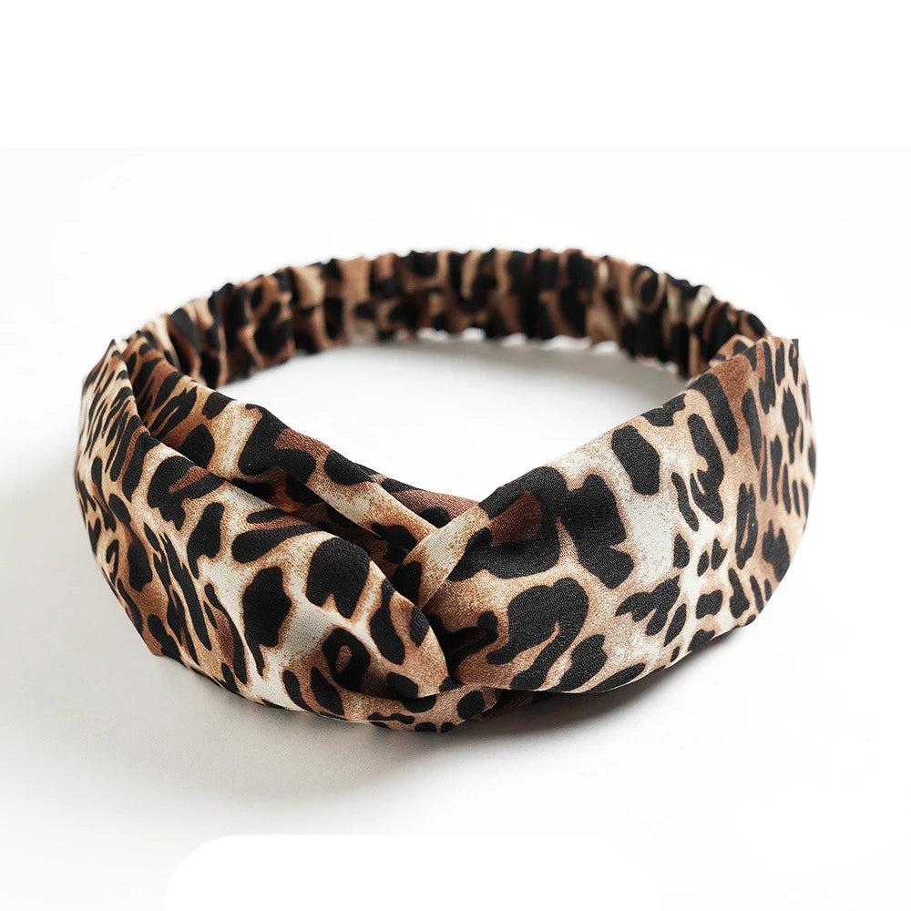 Bandeau Twist Riviera – Bohème Chic Imprimé Femme