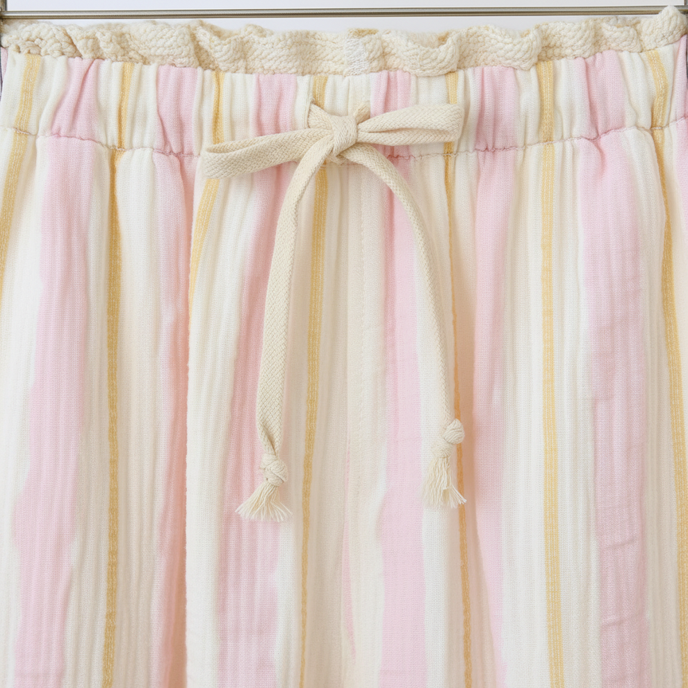 Guide des tailles pantalon pyjama coton crêpe femme correspondances françaises