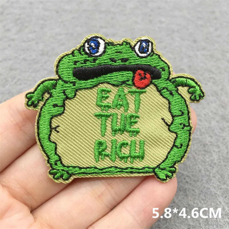 Patchs Brodés Chats Thermocollants Écussons Cartoon Vêtements Sacs