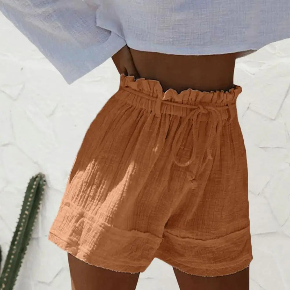 Short Ample en Coton Lin