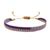 Bracelet Tissé Main Colombie Motifs Ethniques Bohème Amitié - bracelets tissés GoHappy