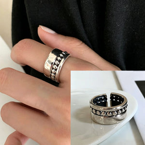 Bague femme Atelier Reflets Chaîne Tressée bijou fantaisie GoHappy France