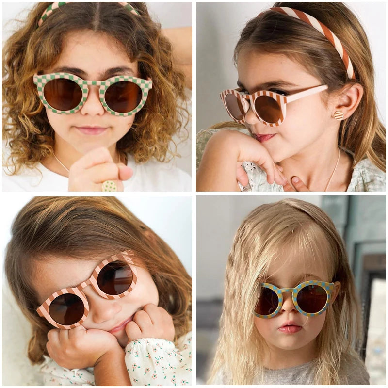 Candy Vision lunettes rondes enfants look rétro coloré