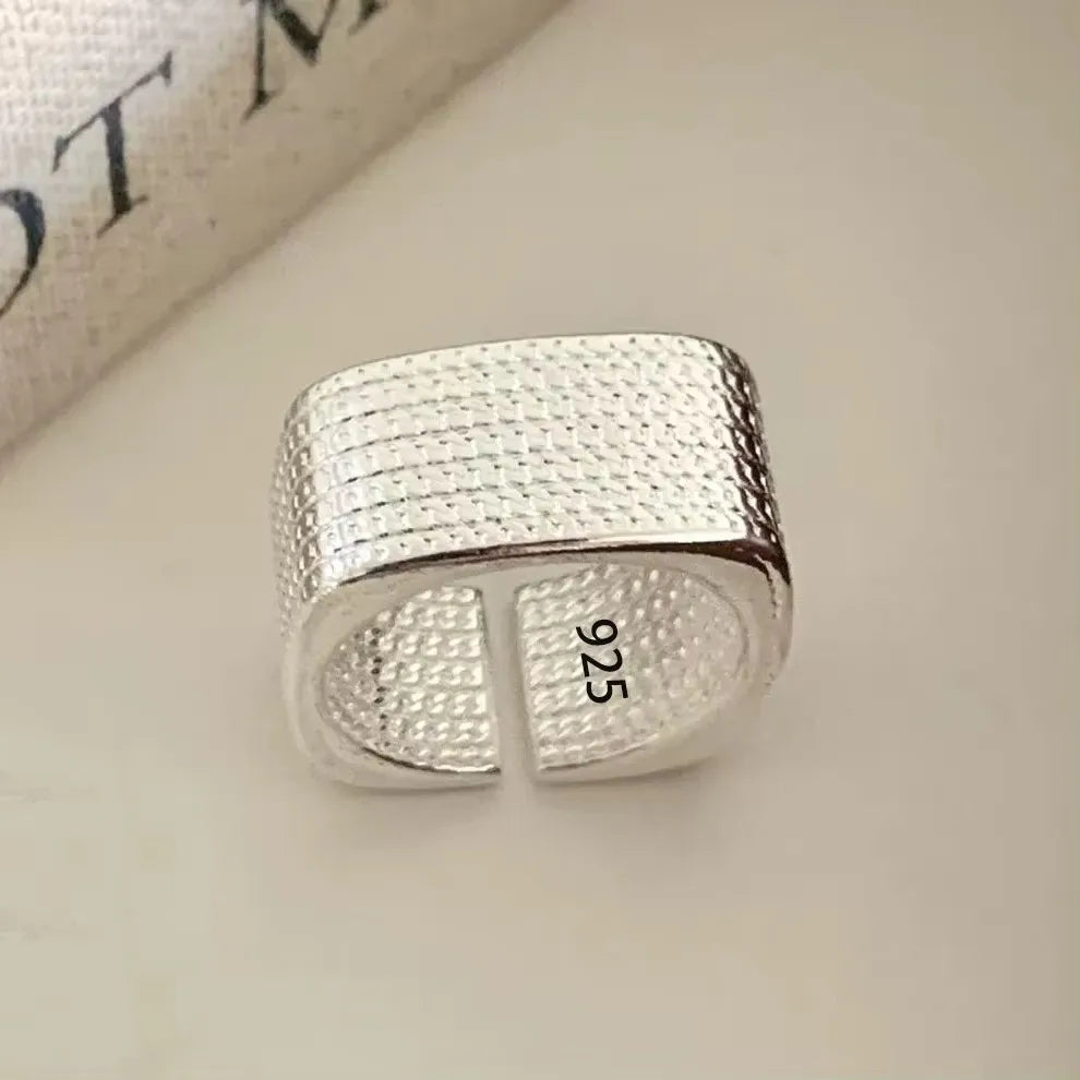 Bague femme Atelier Reflets Maille Quadrillée bijou fantaisie GoHappy France