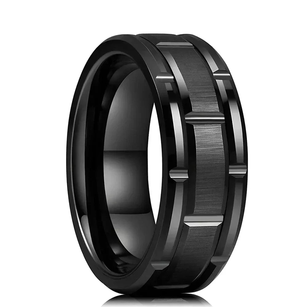 Bagues Iron Soul Homme Anneau Large Multicolore Collection - bague homme GoHappy