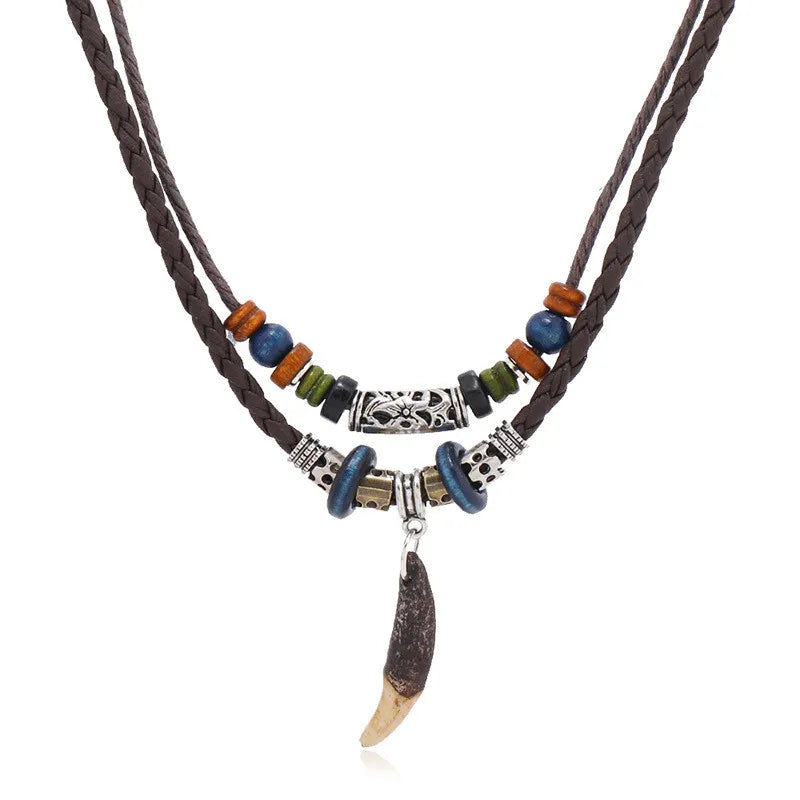 Collier chic bohème – Ambiance Capri perles naturelles