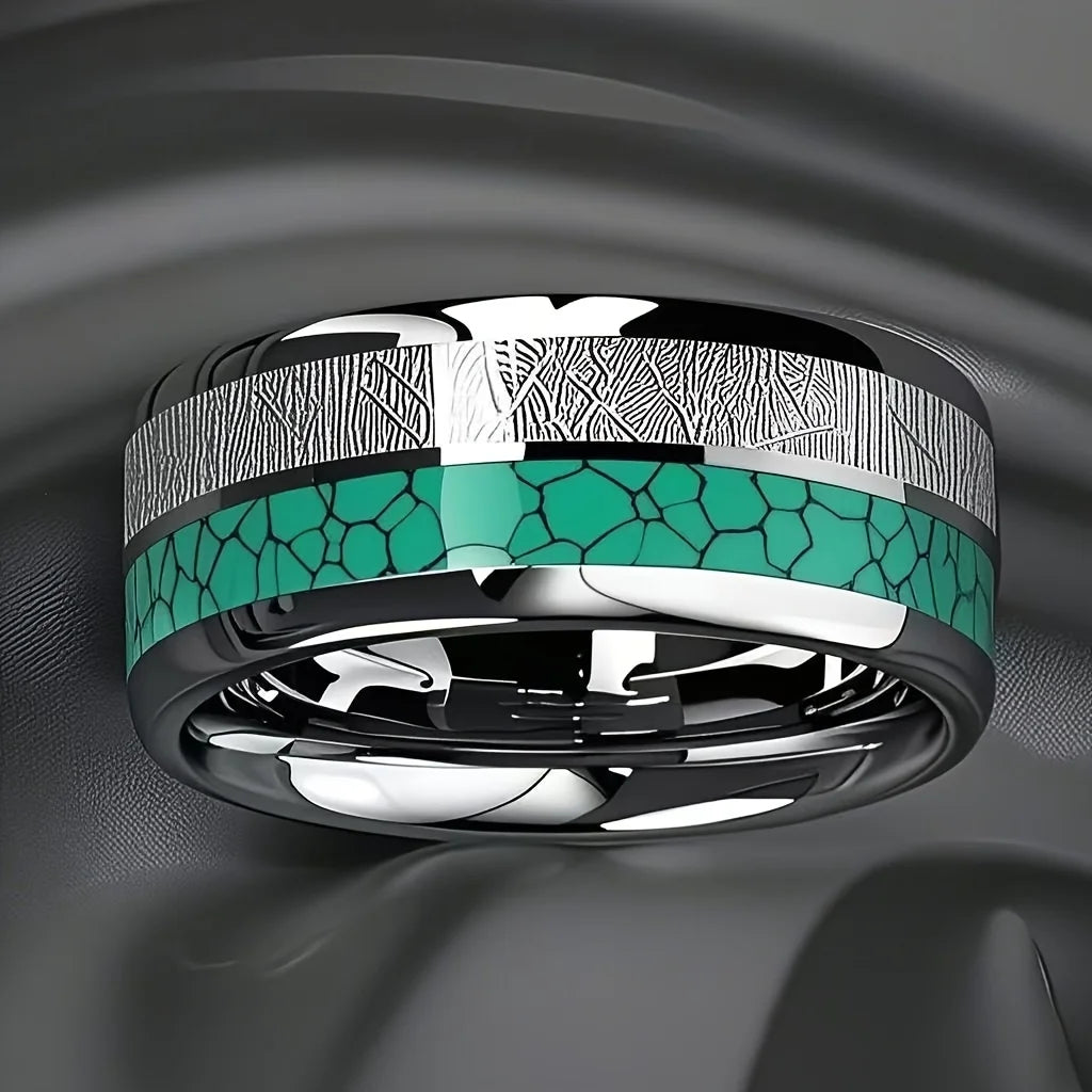 Nature Mood bague unisexe 8 mm
