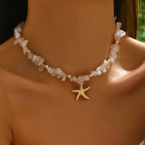 Ocean Charm collier femme coquillage bohème chic - collier GoHappy
