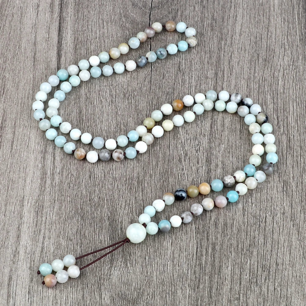 Atlas Stones colliers 108 perles pierres naturelles
