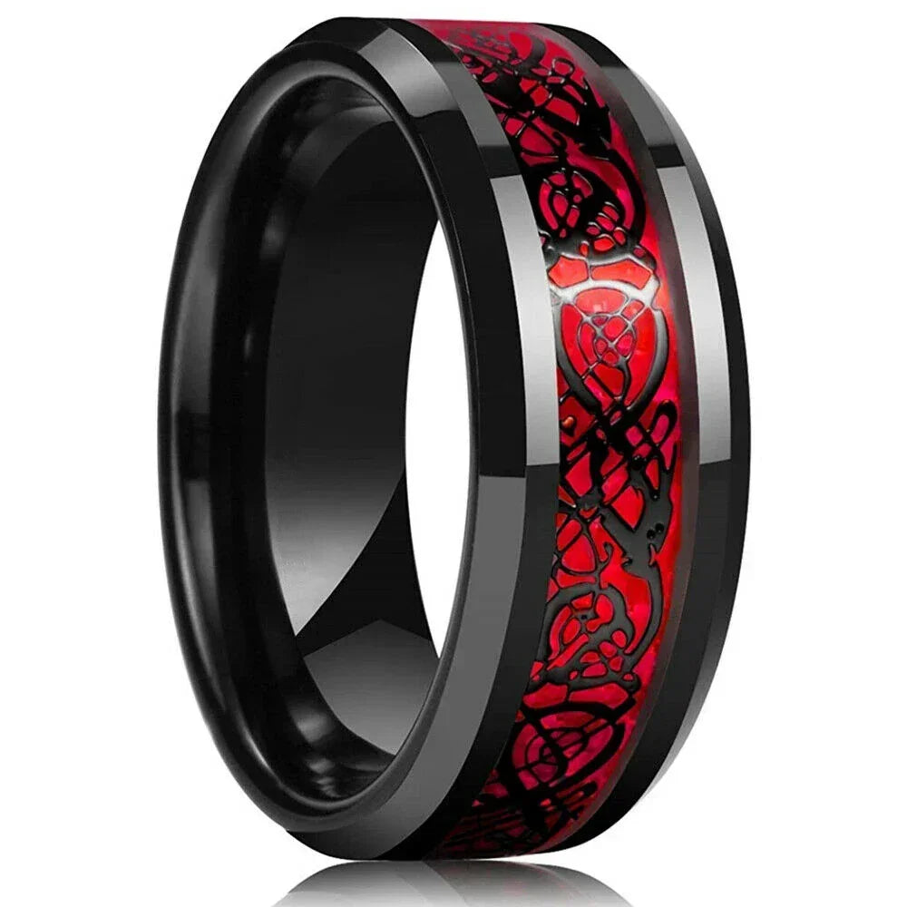 Bagues Iron Soul Homme Anneau Large Multicolore Collection - bague homme GoHappy