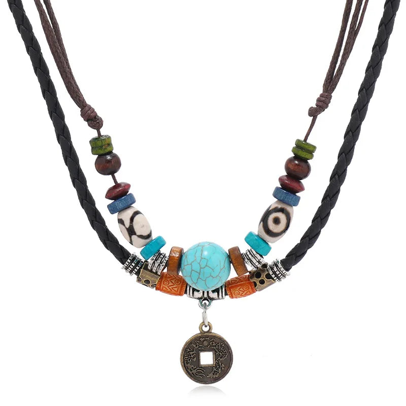 Collier été bohème – Perles tribales, esprit Dakar