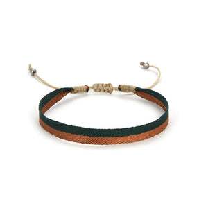 Bracelet Tissé Main Colombie Motifs Ethniques Bohème Amitié - bracelets tissés GoHappy