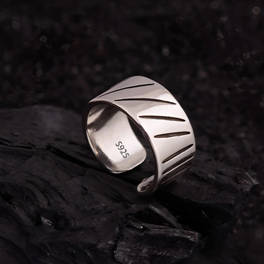 Bague femme Atelier Reflets Éventail Graphique bijou fantaisie GoHappy France