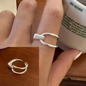 Bague femme Atelier Reflets Lien Minimal bijou fantaisie GoHappy France