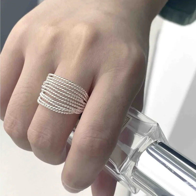 Bague femme Atelier Reflets Trame Lumière bijou fantaisie GoHappy France