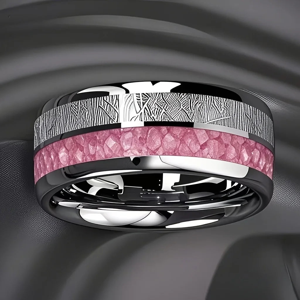 Nature Mood bague unisexe 8 mm
