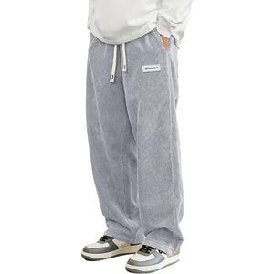 Pantalon Urban Cord Homme Velours Côtelé Coupe Large - pantalons homme GoHappy