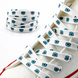 Lacets plats fun motifs cartoon sneakers originales