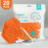 Masques FFP2 KN95 Certifiés CE 5 Couches Colorés Lot 20 Adulte - Masque FFP2 GoHappy