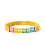 Candy Love bracelet femme élastique bohème coloré