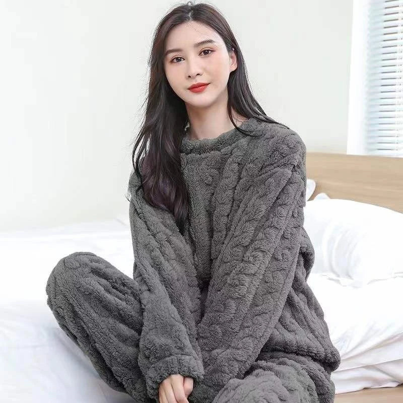 Kyoto Soft pyjama polaire moelleux longue manche