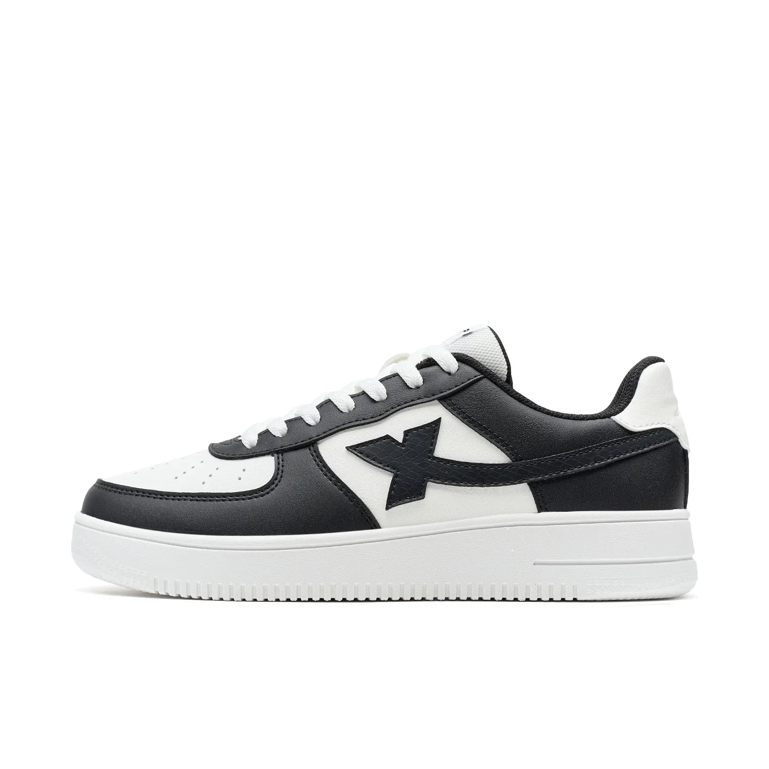 basket homme cuir noir blanc sneaker tendance léger confortable GoHappy France