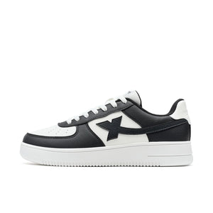 basket homme cuir noir blanc sneaker tendance léger confortable GoHappy France