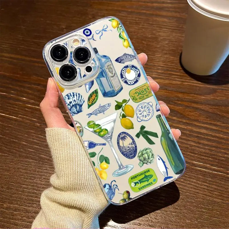 Coque iPhone Méditerranée Limoncello
