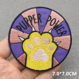 Patchs Brodés Chats Thermocollants Écussons Cartoon Vêtements Sacs