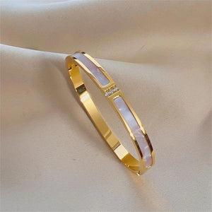 Riviera Glow bracelets joncs femme zircon empilables - bracelet femme GoHappy