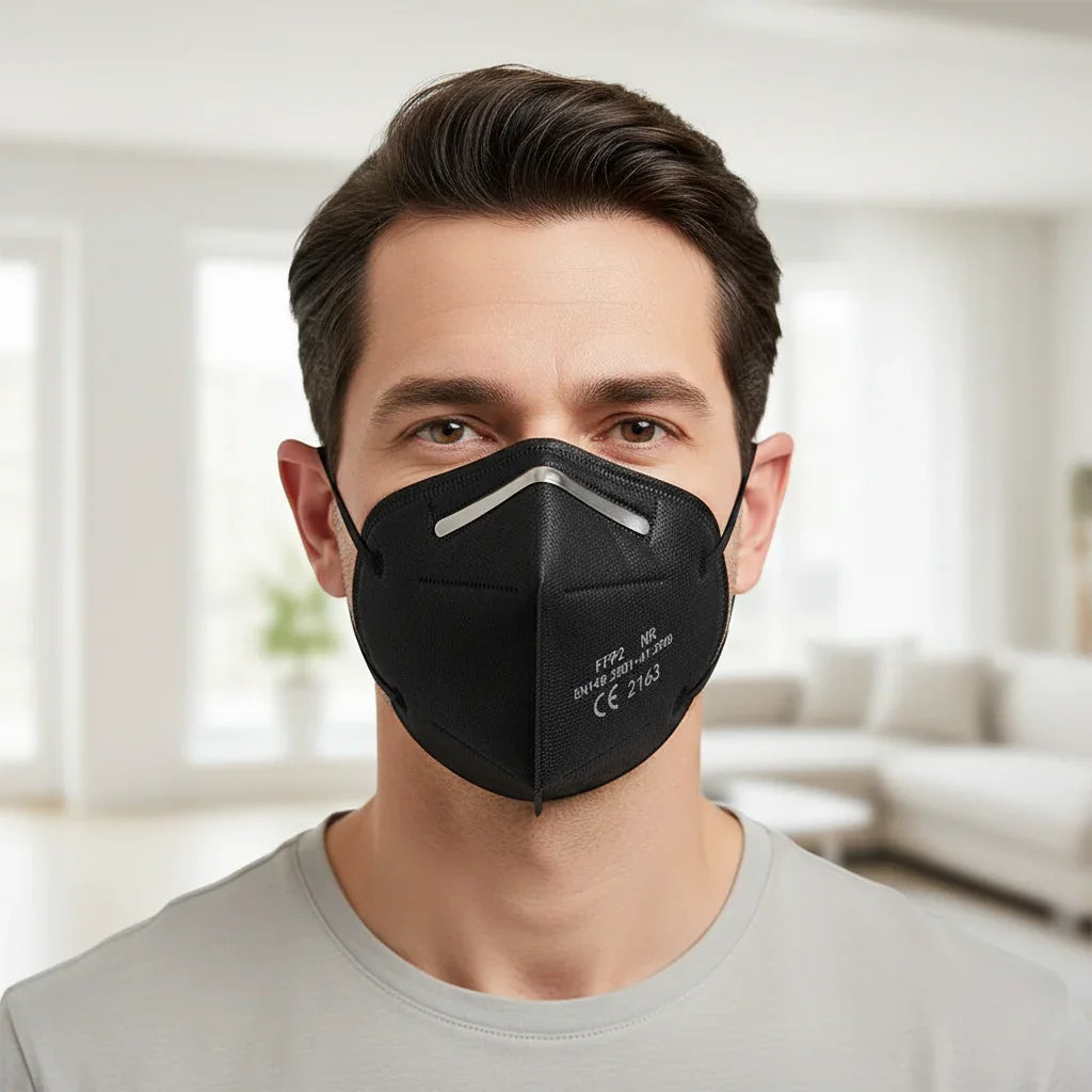 Masques FFP2 KN95 Certifiés CE 5 Couches Colorés Lot 20 Adulte - Masque FFP2 GoHappy