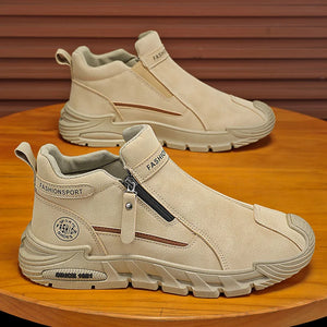 Ridge bottines homme Beige Sable vue générale de la paire