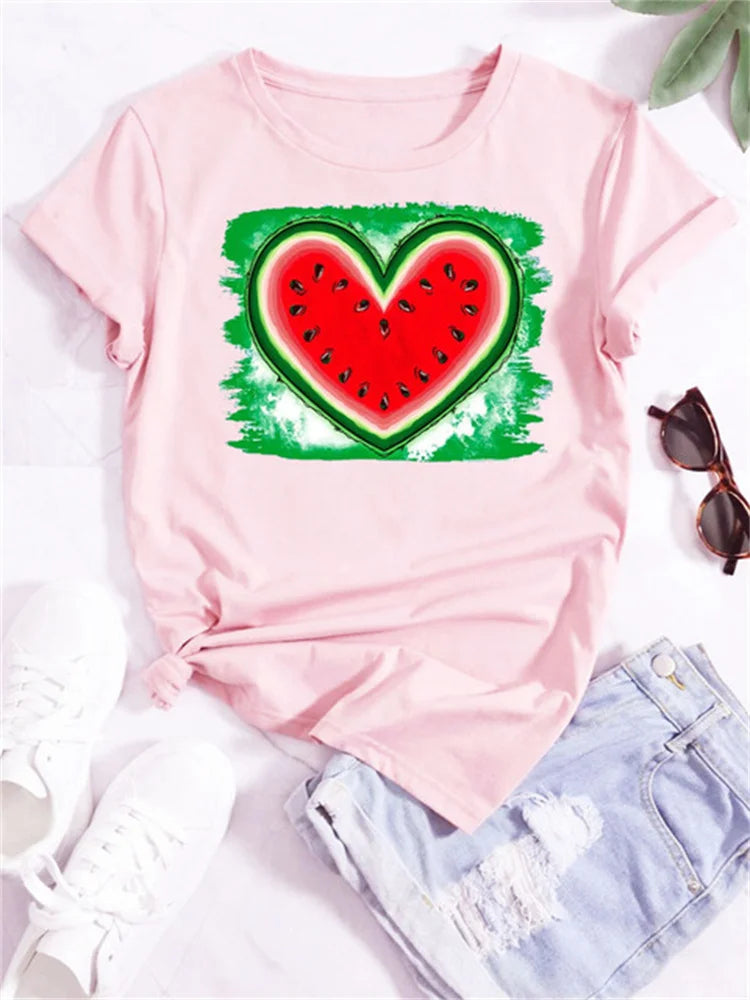 T-shirts roses femme esprit plage fraîcheur et légèreté