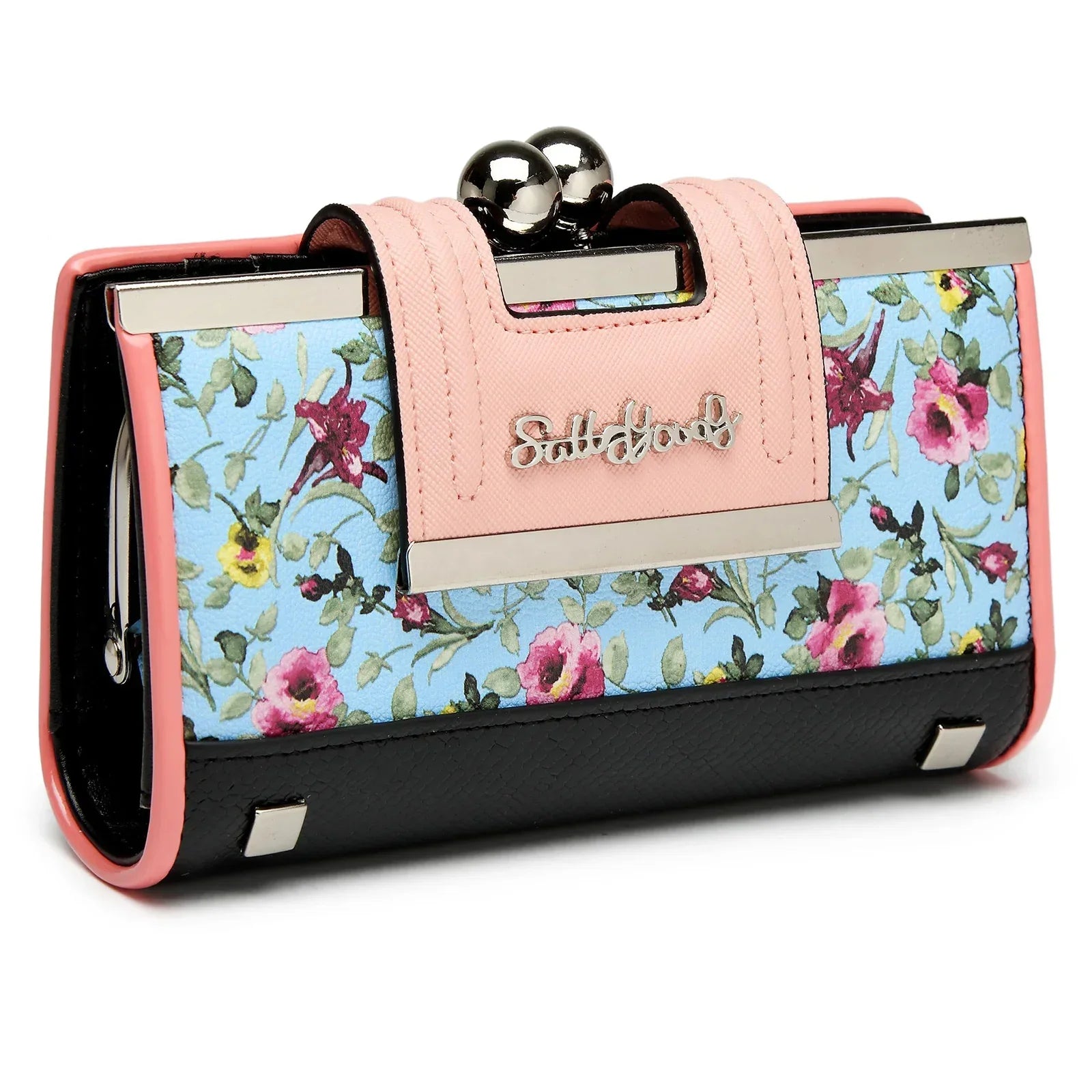 Portofino Bloom portefeuille femme fleuri chic multifonction
