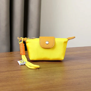 Mini porte-monnaie multifonction avec dragonne et fermeture éclair - porte-monnaie multifonctions GoHappy