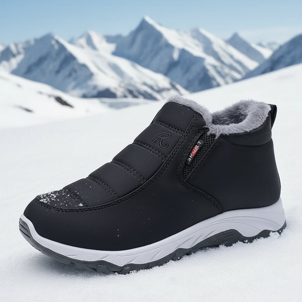 Baskets Montantes Hiver Femme Fourrées Chaudes Antidérapantes