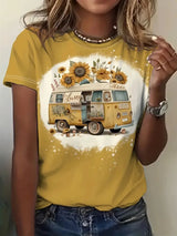 T-shirt Femme Combi VW – Esprit Road Trip & Style Décontracté
