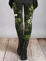 Floral Spirit leggings femme extensible automne hiver
