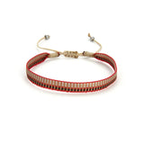 Bracelet Tissé Main Colombie Motifs Ethniques Bohème Amitié - bracelets tissés GoHappy