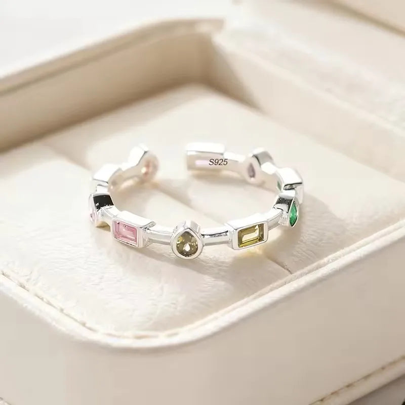Bague femme Atelier Reflets Mosaïque Pastel bijou fantaisie GoHappy France