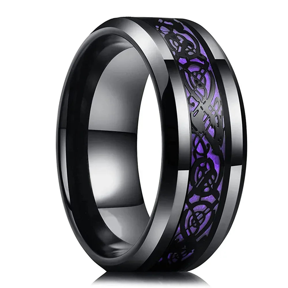 Bagues Iron Soul Homme Anneau Large Multicolore Collection - bague homme GoHappy