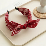Boho Bow bandeau cheveux femme Paisley