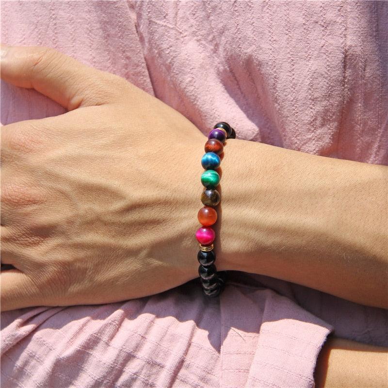 Bracelet Reiki des 7 Chakras Guérison et Équilibre