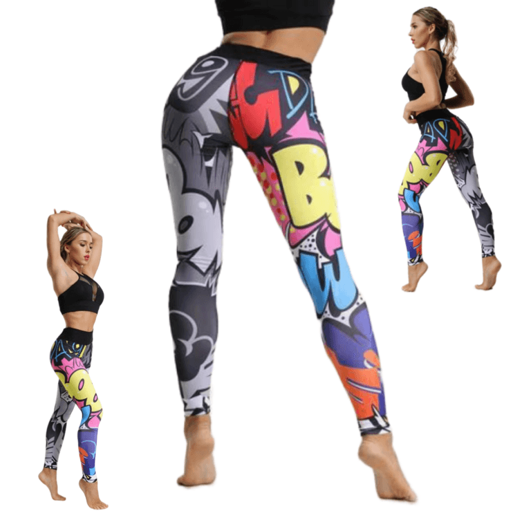 Leggings Femme Dessin Animé Sport