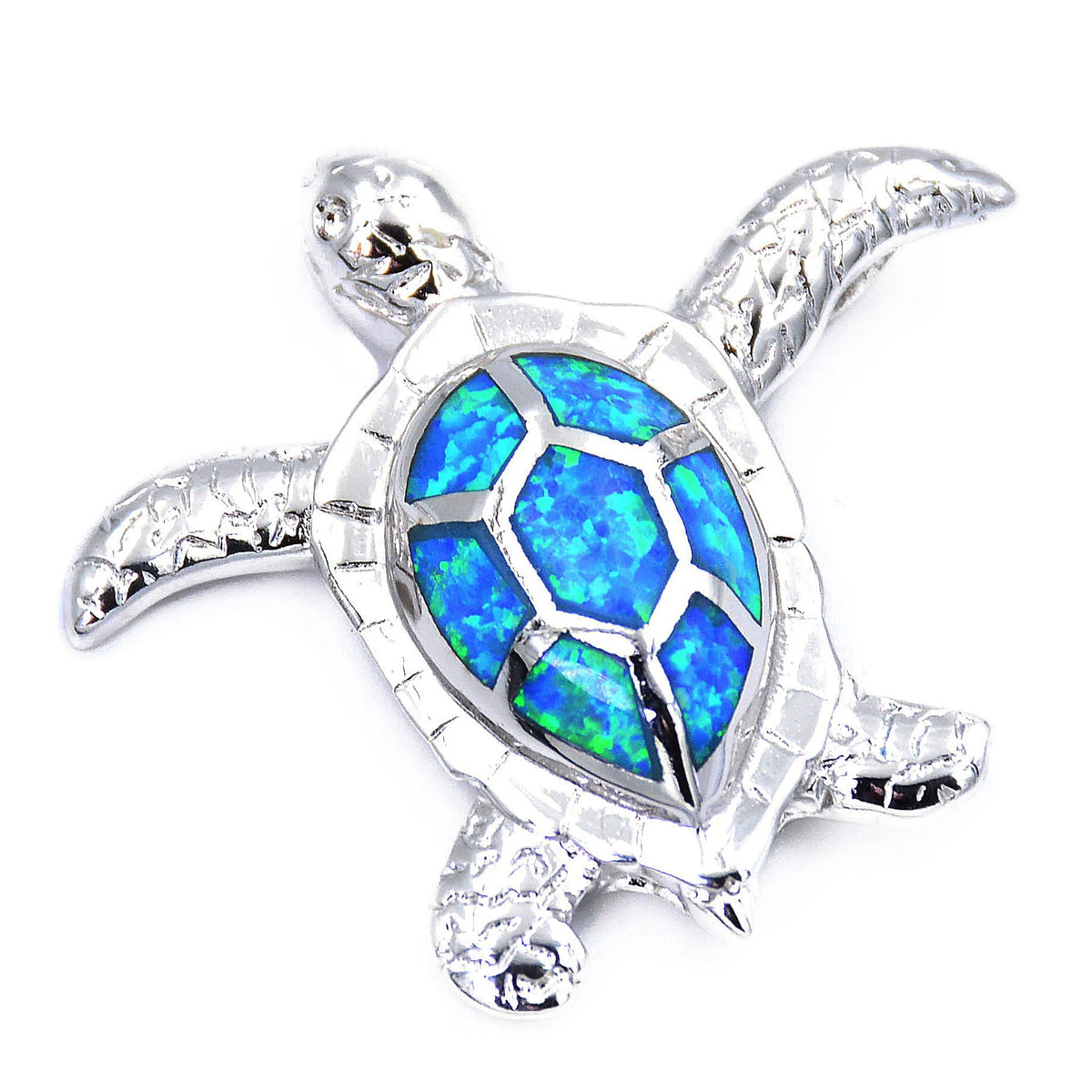 Collier Ocean Dream Coralie · Tortue mosaïque effet opale