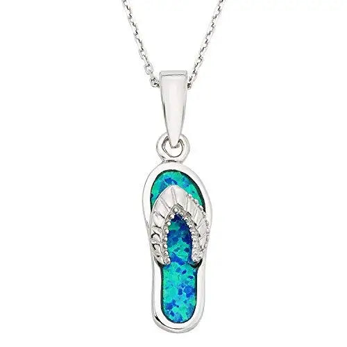 Collier Ocean Dream Rivage · Tong lagon effet opale